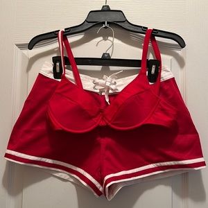 Tommy Hilfiger bikini top and swim shorts
